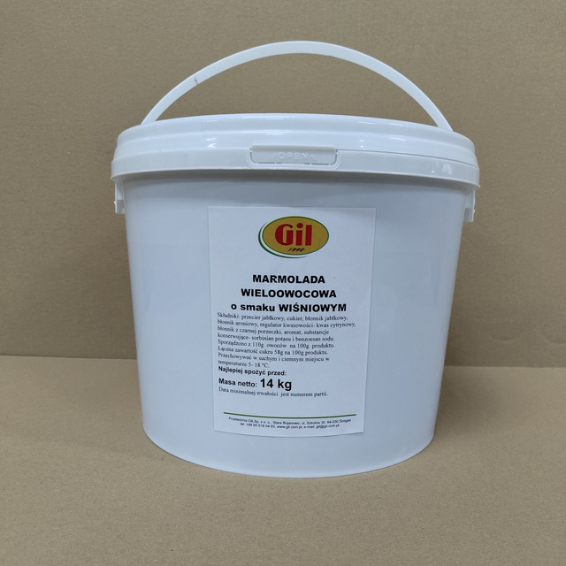 Marmolada o smaku wiśnowym