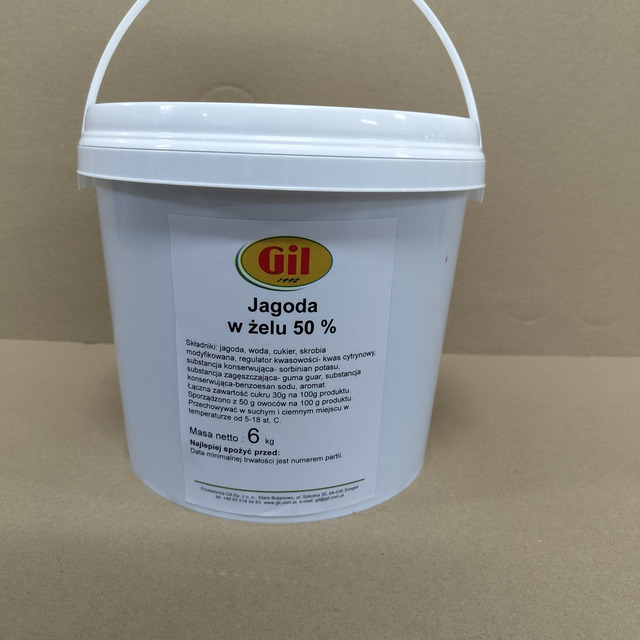 Owoc w żelu: jagoda