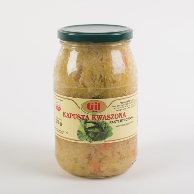 Kapusta kiszona pasteryzowana
